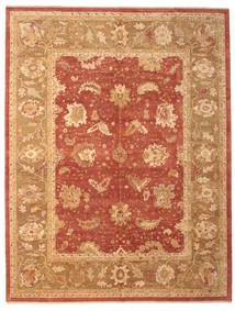  Orientalischer Usak Teppich 308X401 Beige/Orange Großer Wolle, Türkei Carpetvista