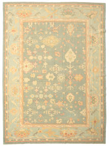 275X375 Usak Teppich Orientalischer Beige/Gelb Großer (Wolle, Türkei) Carpetvista