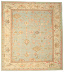  Orientalischer Usak Teppich 327X363 Beige/Gelb Großer Wolle, Türkei Carpetvista