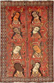 123X191 Tapete Ghashghai Fine Oriental (Lã, Pérsia/Irão) Carpetvista