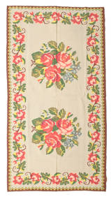  150X278 Small Rose Kelim Moldavia Rug Wool, Carpetvista