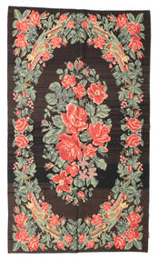  Oriental Rose Kelim Moldavia Rug 151X261 Brown/Green Wool, Moldova Carpetvista
