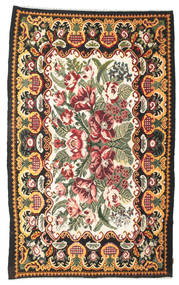  Rose Kelim Moldavia Rug 189X307 Wool Brown/Beige Carpetvista