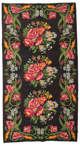 180X327 Rose Kelim Moldavia Rug Oriental Brown/Red (Wool, Moldova) Carpetvista