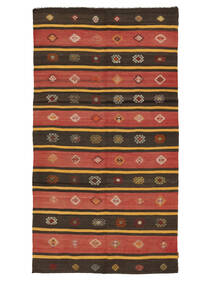 164X304 Kelim Vintage Türkei Teppich Orientalischer Braun/Rot (Wolle, Türkei)