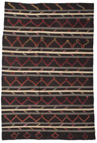 絨毯 オリエンタル キリム セミアンティーク トルコ 245X358 ダークレッド/オレンジ (ウール, トルコ)