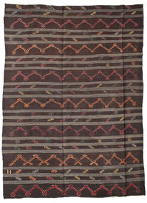 絨毯 キリム セミアンティーク トルコ 240X315 ダークレッド/茶色 (ウール, トルコ)