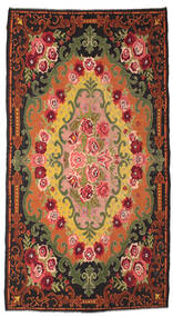  Orientalischer Kelim Rosen Moldavia Teppich 210X403 Wolle, Moldawien Carpetvista