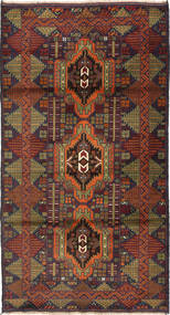 絨毯 バルーチ 110X203 (ウール, アフガニスタン)
