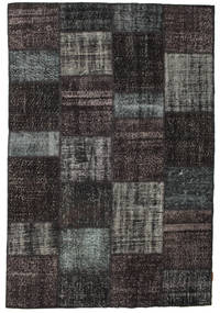 絨毯 パッチワーク 157X232 ダークグレー/グレー (ウール, トルコ)