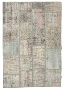 Patchwork Teppich 139X202 Beige/Grau Wolle, Türkei Carpetvista