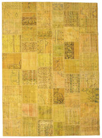 252X350 Patchwork Teppich Moderner Großer (Wolle, Türkei) Carpetvista