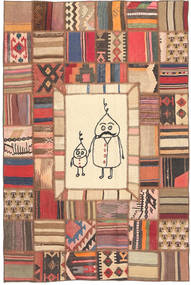 120X180 絨毯 キリム パッチワーク モダン (ウール, ペルシャ/イラン) Carpetvista