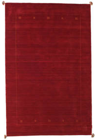 188X287 Tapis Loribaf Loom Moderne Rouge Foncé/Rouge (Laine, Inde) Carpetvista