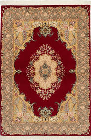  Persischer Täbriz 50 Raj Mit Seide Teppich 100X150 (Wolle, Persien/Iran)