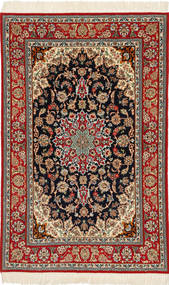 Tappeto Orientale Isfahan Ordito In Seta 103X163 (Lana, Persia/Iran)