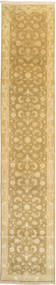 75X408 絨毯 タブリーズ 50 Raj シルク製 オリエンタル 廊下 カーペット オレンジ/ベージュ (ウール, ペルシャ/イラン) Carpetvista