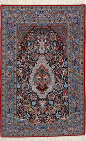 絨毯 ペルシャ イスファハン 絹の縦糸 110X174 (ウール, ペルシャ/イラン)