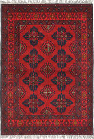  100X144 Medaillon Klein Afghan Fine Teppich Wolle, Carpetvista