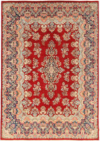 Kerman Patina Rug 294X421 Persian Wool Red/Beige Large Carpetvista