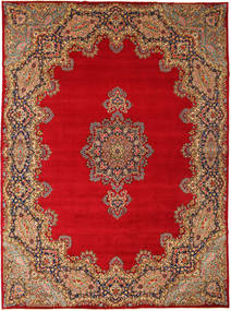  396X550 Floral Large Kerman Rug Wool, Carpetvista