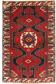 100X159 Medallion Small Hamadan Rug Wool, Carpetvista