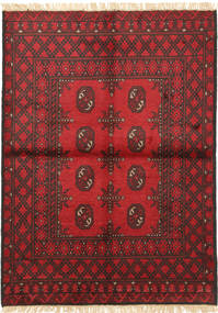 Orientalischer Afghan Fine Teppich 100X141 Wolle, Afghanistan Carpetvista