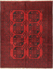  144X185 Medalhão Pequeno Afegão Fine Tapete Lã, Carpetvista