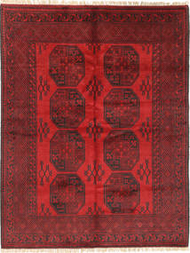  150X194 Klein Afghan Teppich Wolle, Carpetvista
