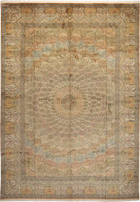 300X425 Kashmir Pure Silk Rug Oriental Large (Silk, India) Carpetvista