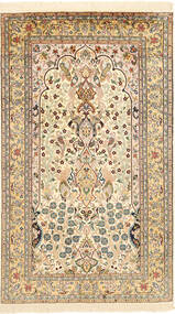 絨毯 オリエンタル カシミール ピュア シルク 92X157 (絹, インド)