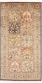 62X120 絨毯 オリエンタル カシミール ピュア シルク (絹, インド) Carpetvista