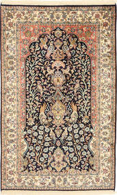  96X154 Medallion Small Kashmir Pure Silk Rug Silk, Carpetvista