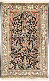 絨毯 カシミール ピュア シルク 80X127 (絹, インド)