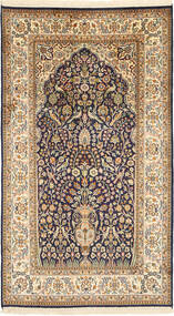91X158 Kashmir Äkta Silke Matta Orientalisk (Silke, Indien) Carpetvista