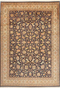  217X306 Kashmir Pure Silk Rug India Carpetvista