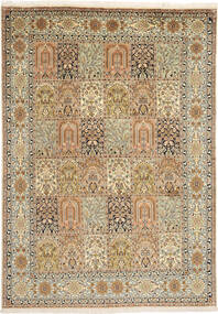 150X216 Kashmir Pure Silk Rug Oriental (Silk, India) Carpetvista