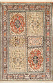 126X189 Kashmir Äkta Silke Matta Orientalisk (Silke, Indien) Carpetvista