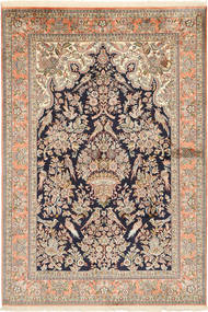 126X183 絨毯 カシミール ピュア シルク オリエンタル (絹, インド) Carpetvista