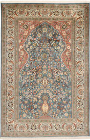  Orientalischer Kaschmir Reine Seide Teppich 125X188 Seide, Indien Carpetvista