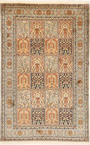  Orientalisk Kashmir Äkta Silke Matta 125X198 Silke, Indien Carpetvista