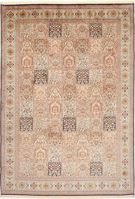 201X294 Kashmir Pure Silk Rug Oriental (Silk, India) Carpetvista