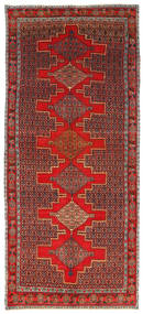 Alfombra Oriental Senneh 120X293 De Pasillo Rojo/Marrón (Lana, Persia/Irán)