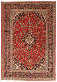  Keshan Patina Rug 247X360 Persian Wool Red/Brown Large Carpetvista