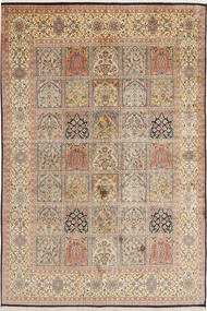 128X184 Kashmir Äkta Silke Matta Orientalisk (Silke, Indien) Carpetvista