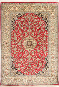 125X176 Kashmir Ren Silke Teppe Orientalsk (Silke, India) Carpetvista