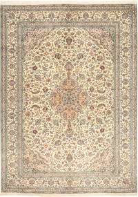 絨毯 カシミール ピュア シルク 197X279 (絹, インド)