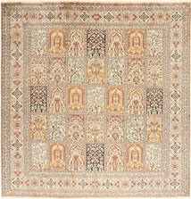 絨毯 オリエンタル カシミール ピュア シルク 186X190 正方形 (絹, インド)