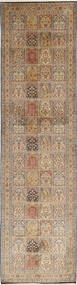 廊下 絨毯 95X353 オリエンタル カシミール ピュア シルク
