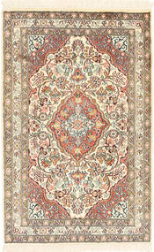 絨毯 オリエンタル カシミール ピュア シルク 63X97 (絹, インド)